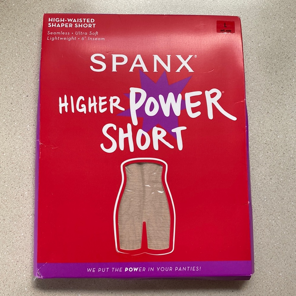 NWT Spanx Higher Power Short L